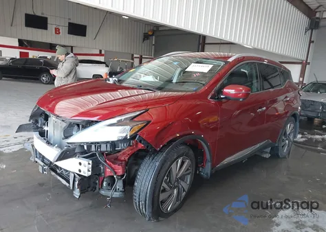 2020 Nissan Murano Sl Fwd from USA, damaged, VIN 5N1AZ2CJ8LN171365